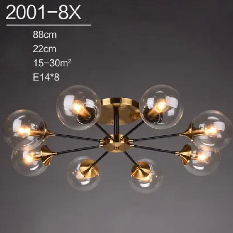 Plafonnier Design : Lumière en Verre et en Métal Style Européen IL582304-ILLUMEEN.COM