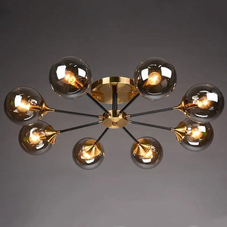Plafonnier Design : Lumière en Verre et en Métal Style Européen IL582304-ILLUMEEN.COM