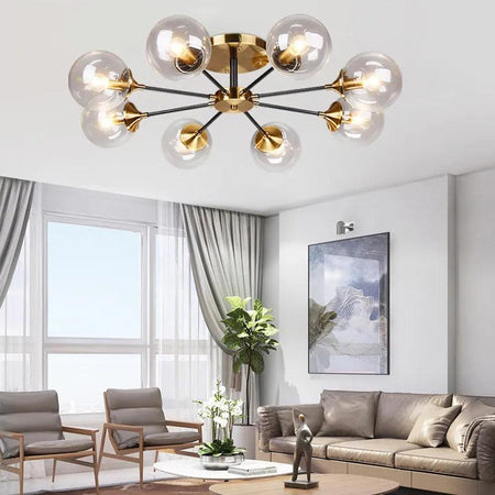Plafonnier Design : Lumière en Verre et en Métal Style Européen IL582304-ILLUMEEN.COM