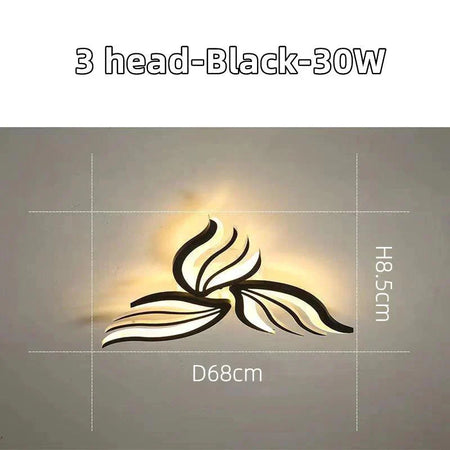 Plafonnier Design : Lumière LED Floral Élégant IL582739-ILLUMEEN.COM