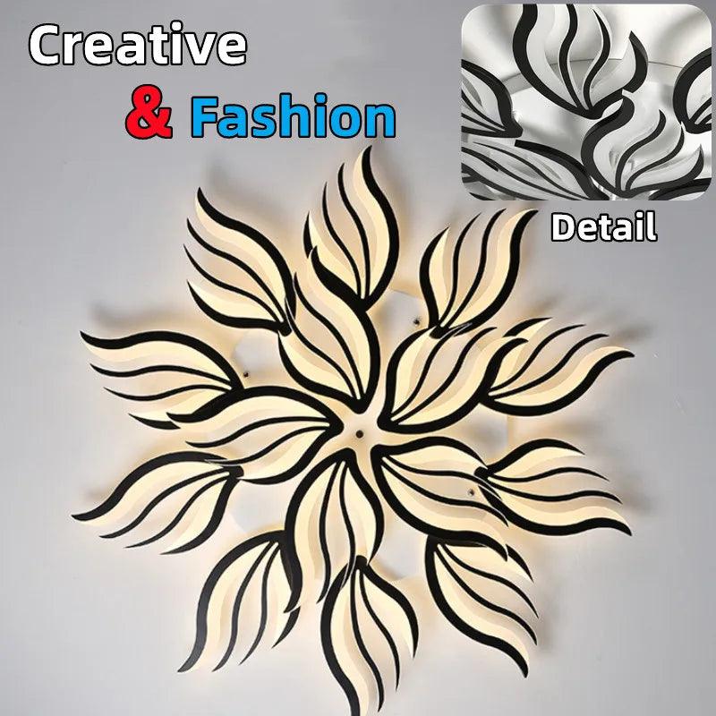 Plafonnier Design : Lumière LED Floral Élégant IL582739-ILLUMEEN.COM