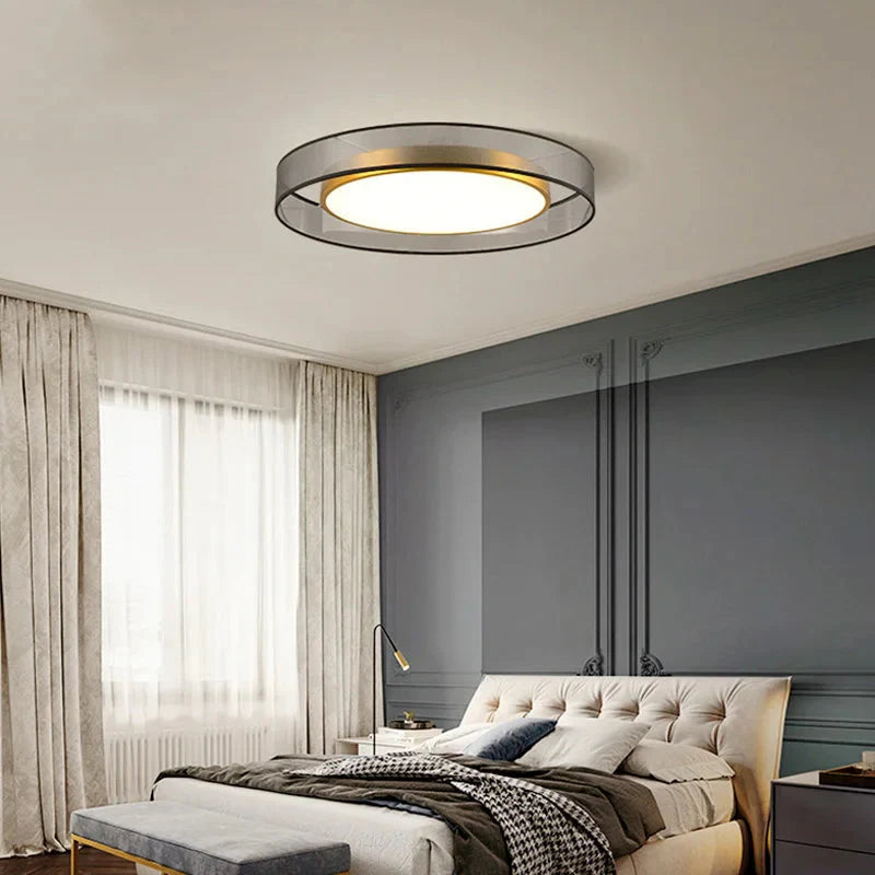 Plafonnier Design : Luminaire Cercle Doré IL753182-ILLUMEEN.COM