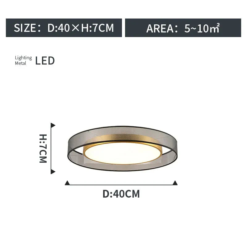 Plafonnier Design : Luminaire Cercle Doré IL753182-ILLUMEEN.COM