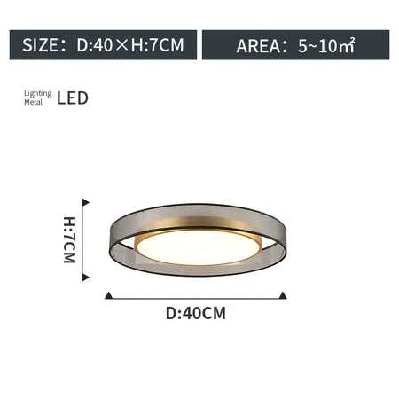 Plafonnier Design : Luminaire Cercle Doré IL753182-ILLUMEEN.COM