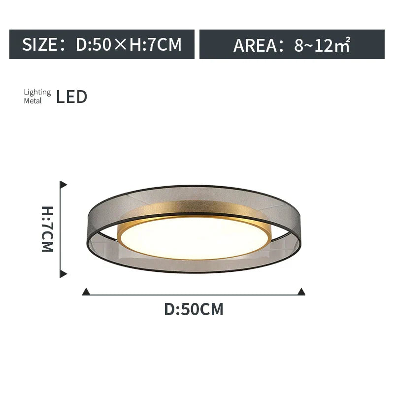 Plafonnier Design : Luminaire Cercle Doré IL753182-ILLUMEEN.COM