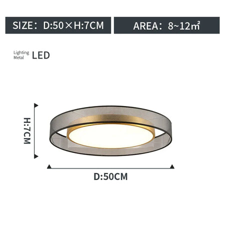 Plafonnier Design : Luminaire Cercle Doré IL753182-ILLUMEEN.COM