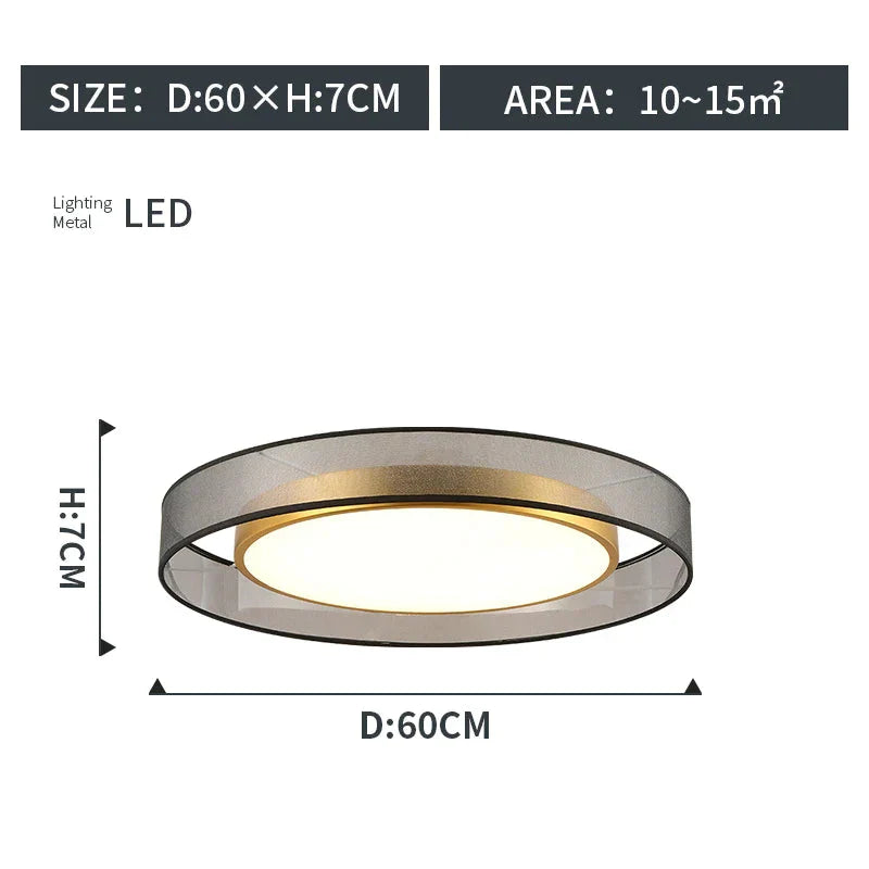 Plafonnier Design : Luminaire Cercle Doré IL753182-ILLUMEEN.COM