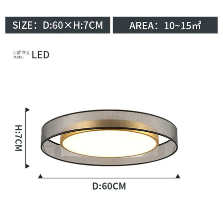 Plafonnier Design : Luminaire Cercle Doré IL753182-ILLUMEEN.COM