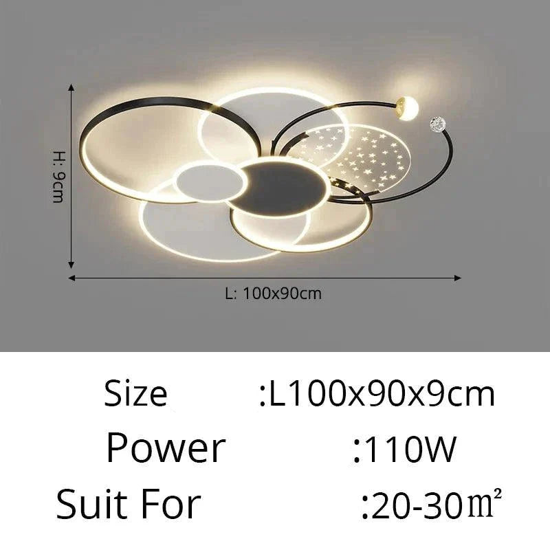 Plafonnier Design : Luminaire Circulaire Chic IL582734-ILLUMEEN.COM