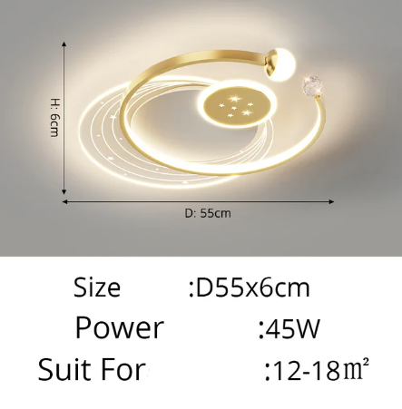 Plafonnier Design : Luminaire Circulaire Chic IL582734-ILLUMEEN.COM