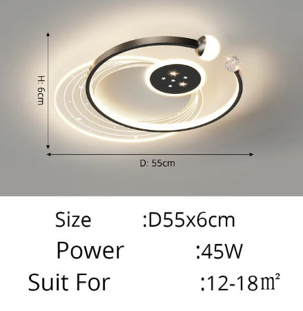 Plafonnier Design : Luminaire Circulaire Chic IL582734-ILLUMEEN.COM