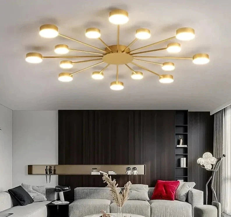 Plafonnier Design : Luminaire Élégant à Bras Multiples IL582473-ILLUMEEN.COM