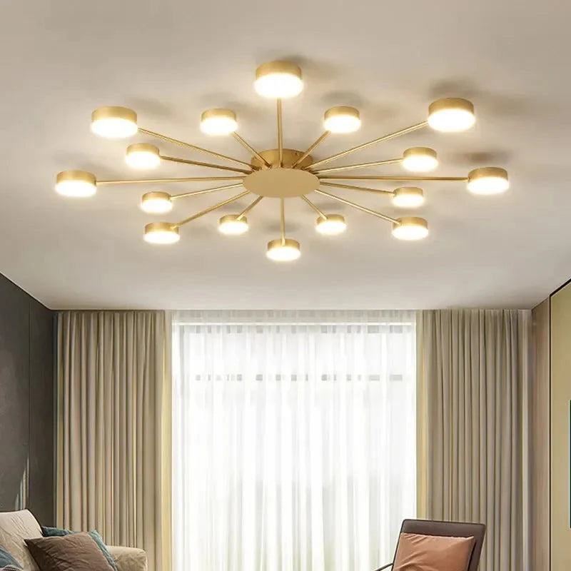 Plafonnier Design : Luminaire Élégant à Bras Multiples IL582473-ILLUMEEN.COM
