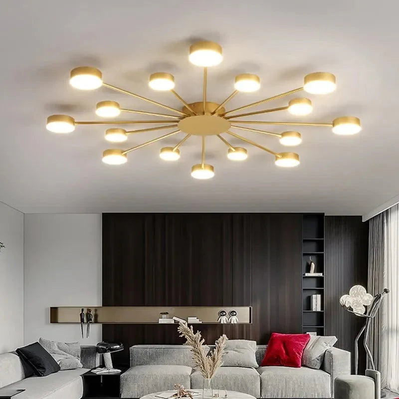 Plafonnier Design : Luminaire Élégant à Bras Multiples IL582473-ILLUMEEN.COM