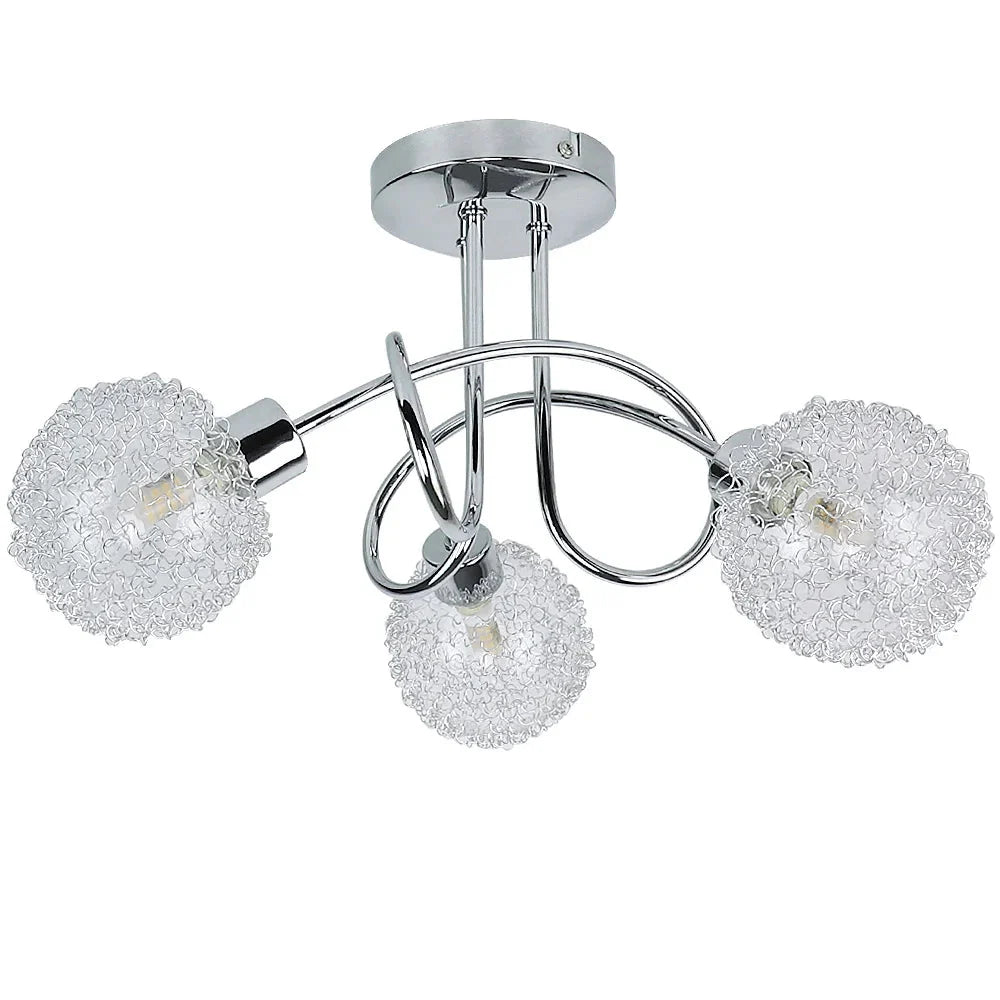 Plafonnier Design : Luminaire Élegant avec 3 Lumières IL527463-ILLUMEEN.COM