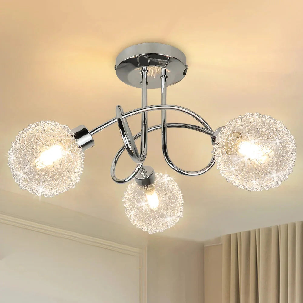 Plafonnier Design : Luminaire Élegant avec 3 Lumières IL527463-ILLUMEEN.COM