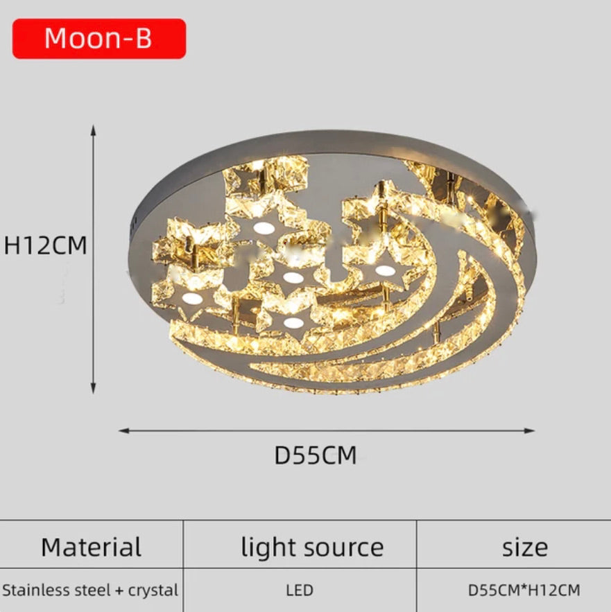 Plafonnier Design : Luminaire Élégant en Acier Inoxydable IL583920-ILLUMEEN.COM