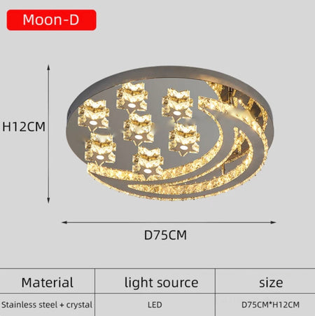 Plafonnier Design : Luminaire Élégant en Acier Inoxydable IL583920-ILLUMEEN.COM