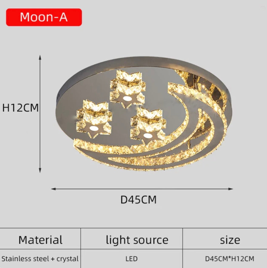 Plafonnier Design : Luminaire Élégant en Acier Inoxydable IL583920-ILLUMEEN.COM