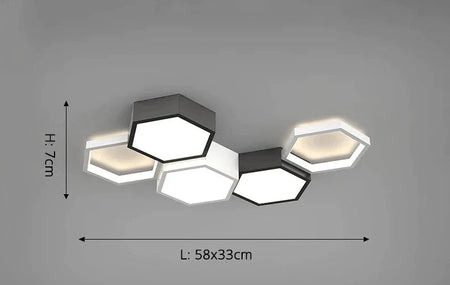 Plafonnier Design : Luminaire Élégant en Aluminium IL859347-ILLUMEEN.COM
