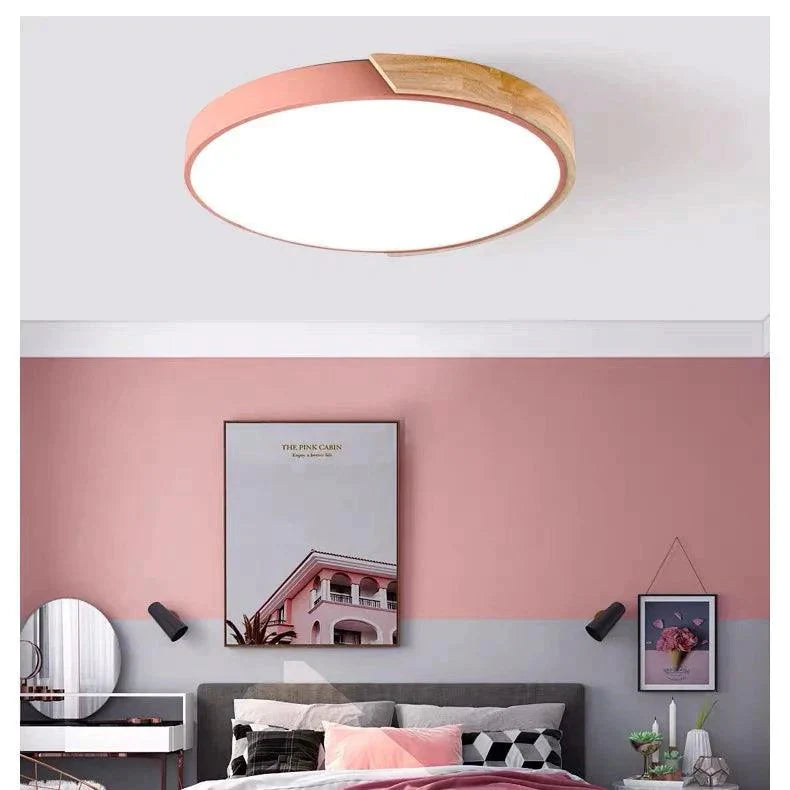 Plafonnier Design : Luminaire Élégant en Bois IL540293-ILLUMEEN.COM