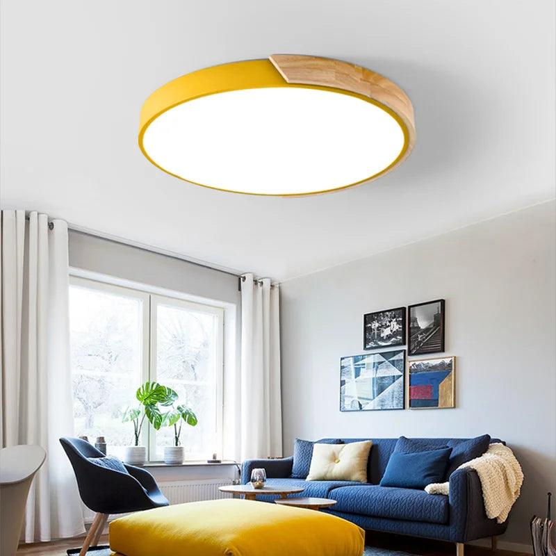 Plafonnier Design : Luminaire Élégant en Bois IL540293-ILLUMEEN.COM