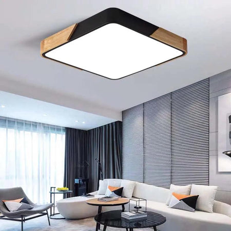 Plafonnier Design : Luminaire Élégant en Bois IL540293-ILLUMEEN.COM