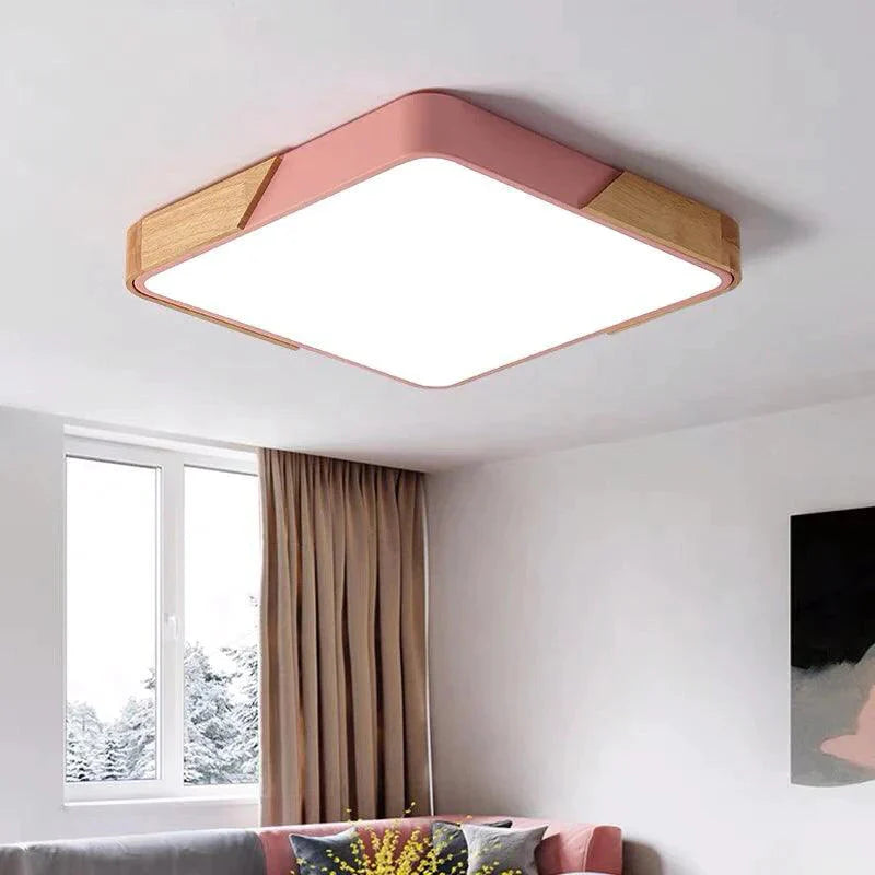 Plafonnier Design : Luminaire Élégant en Bois IL540293-ILLUMEEN.COM