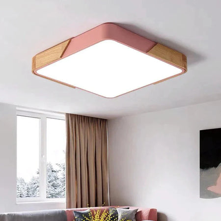 Plafonnier Design : Luminaire Élégant en Bois IL540293-ILLUMEEN.COM