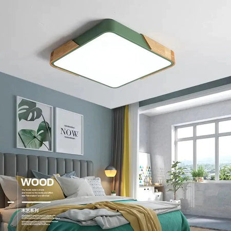 Plafonnier Design : Luminaire Élégant en Bois IL540293-ILLUMEEN.COM