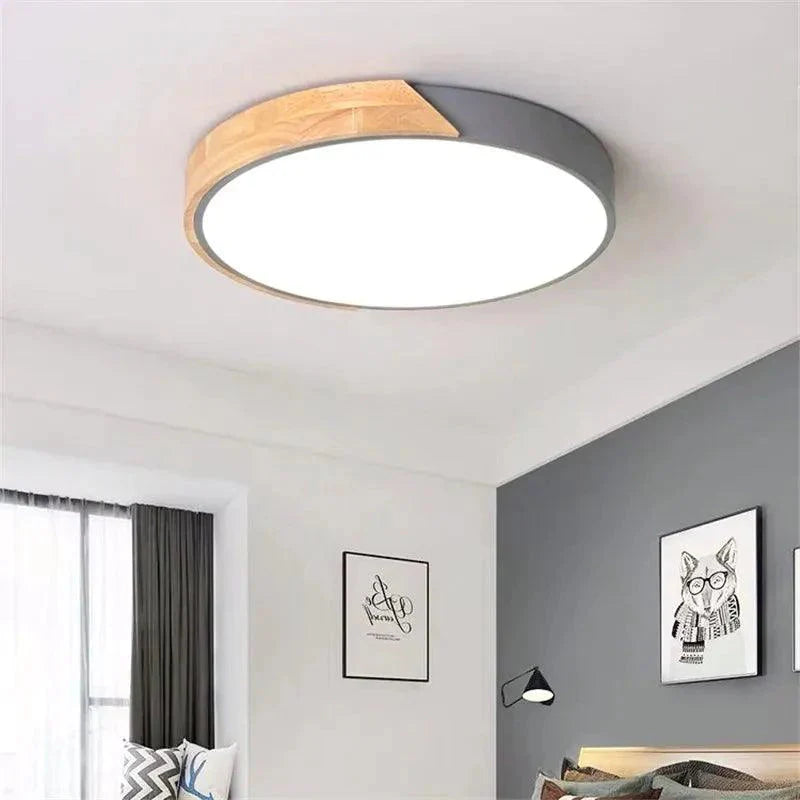 Plafonnier Design : Luminaire Élégant en Bois IL540293-ILLUMEEN.COM