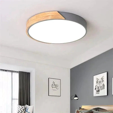Plafonnier Design : Luminaire Élégant en Bois IL540293-ILLUMEEN.COM