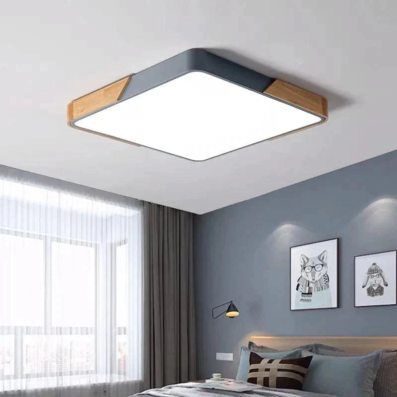 Plafonnier Design : Luminaire Élégant en Bois IL540293-ILLUMEEN.COM