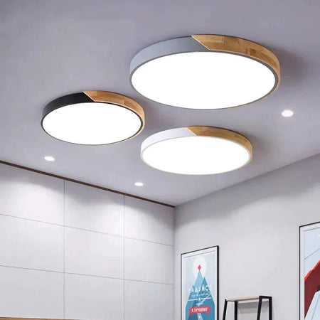 Plafonnier Design : Luminaire Élégant en Bois IL540293-ILLUMEEN.COM