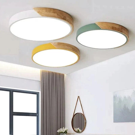 Plafonnier Design : Luminaire Élégant en Bois IL540293-ILLUMEEN.COM