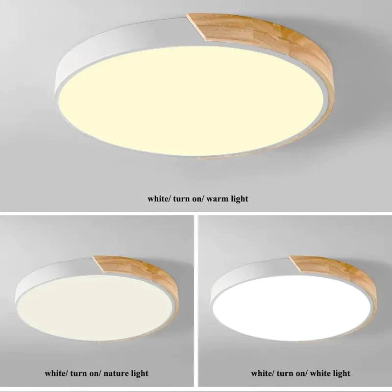 Plafonnier Design : Luminaire Élégant en Bois IL540293-ILLUMEEN.COM