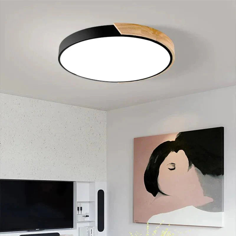 Plafonnier Design : Luminaire Élégant en Bois IL540293-ILLUMEEN.COM