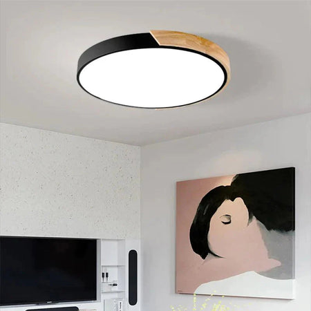 Plafonnier Design : Luminaire Élégant en Bois IL540293-ILLUMEEN.COM