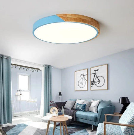 Plafonnier Design : Luminaire Élégant en Bois IL540293-ILLUMEEN.COM