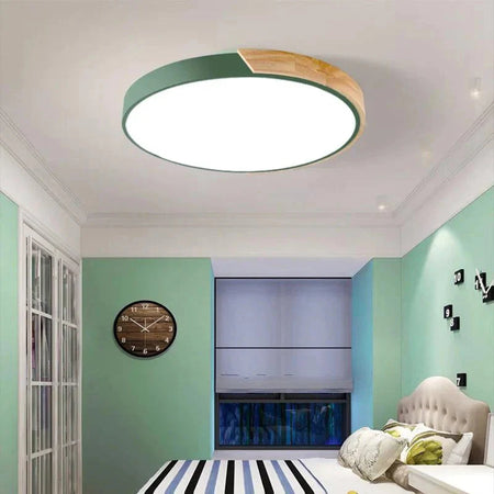 Plafonnier Design : Luminaire Élégant en Bois IL540293-ILLUMEEN.COM