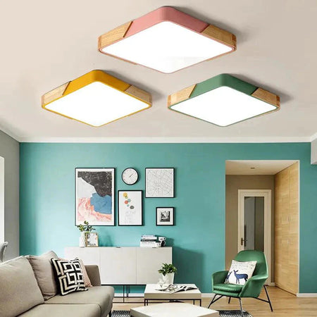 Plafonnier Design : Luminaire Élégant en Bois IL540293-ILLUMEEN.COM