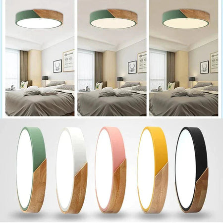 Plafonnier Design Luminaire Élégant en Bois IL739258-ILLUMEEN.COM