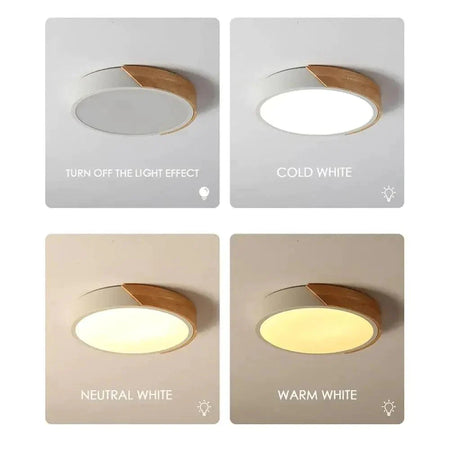 Plafonnier Design Luminaire Élégant en Bois IL739258-ILLUMEEN.COM