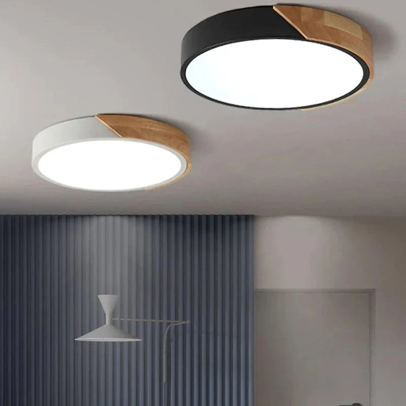 Plafonnier Design Luminaire Élégant en Bois IL739258-ILLUMEEN.COM