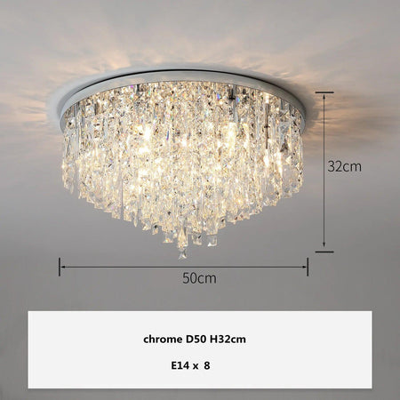Plafonnier Design Luminaire Élégant en Cristaux IL583921-ILLUMEEN.COM
