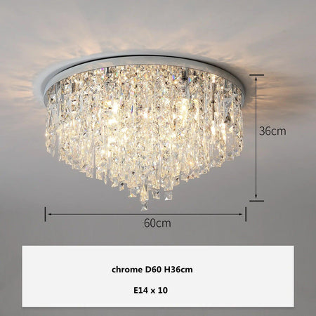 Plafonnier Design Luminaire Élégant en Cristaux IL583921-ILLUMEEN.COM