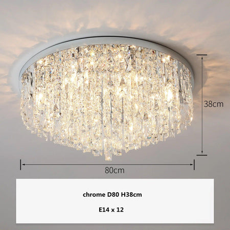 Plafonnier Design Luminaire Élégant en Cristaux IL583921-ILLUMEEN.COM