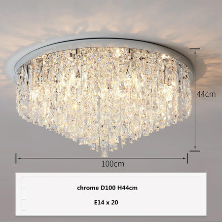 Plafonnier Design Luminaire Élégant en Cristaux IL583921-ILLUMEEN.COM