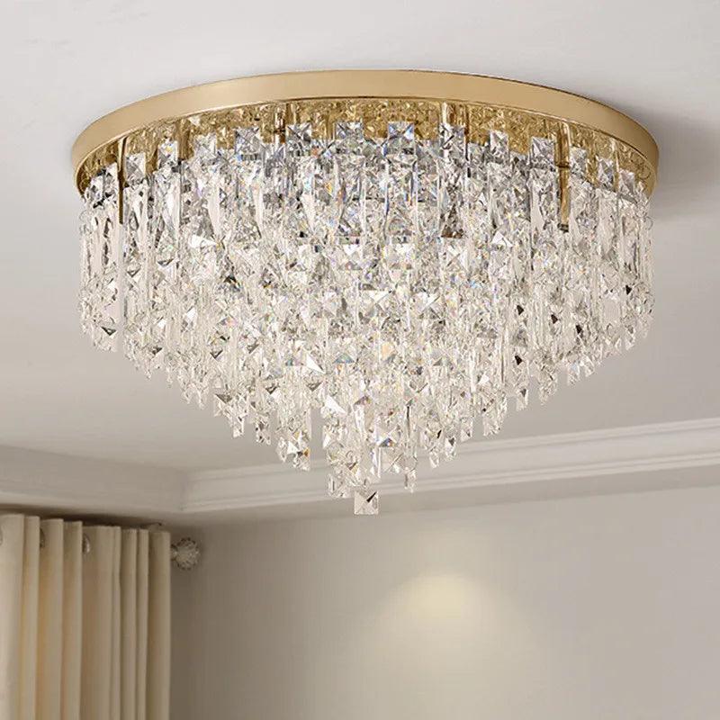 Plafonnier Design Luminaire Élégant en Cristaux IL583921-ILLUMEEN.COM