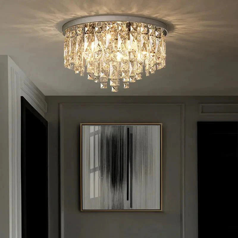 Plafonnier Design Luminaire Élégant en Cristaux IL583921-ILLUMEEN.COM